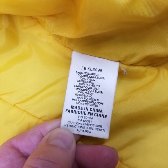 ✅Vintage Columbia Sportswear Company Jacket Women's SMALL Full Zip Yellow/Blue - Picture 8 of 14